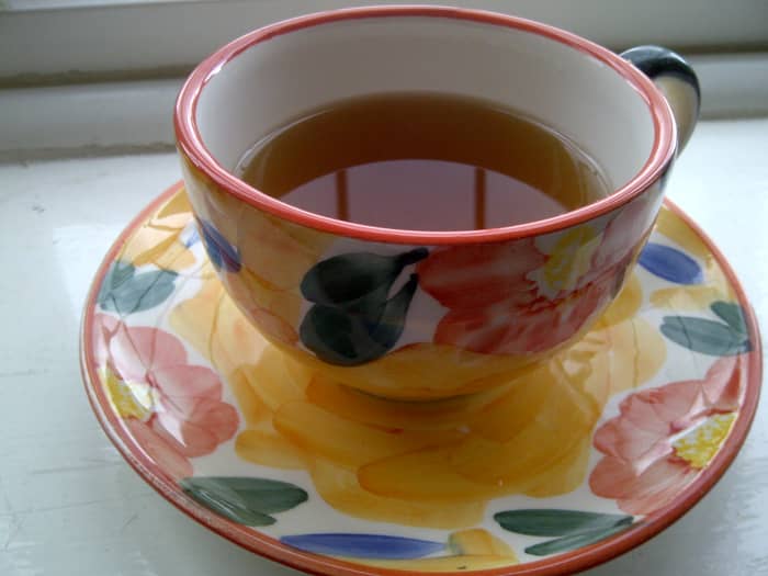 Refreshment is Key! If you're wondering what's in the cup, it's Green Tea - a good alternative, I find, to coffee and ordinary tea for keeping alert!