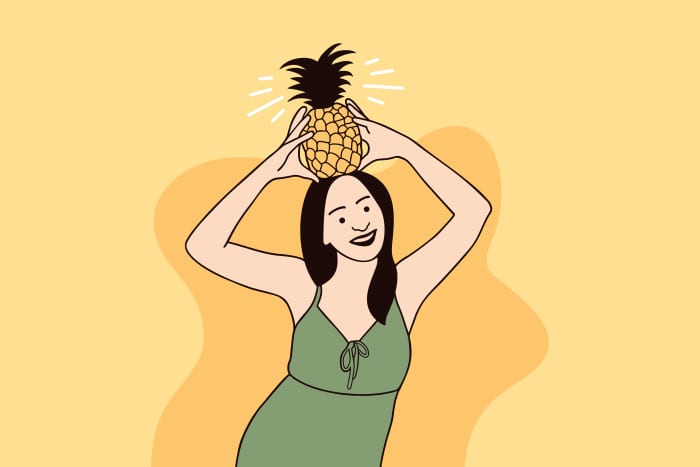 Epinephrine treats severe pineapple allergies. It relieves anaphylactic symptoms such breathing problems and nausea.