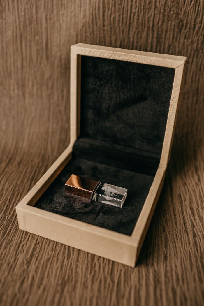 A flash drive can be used to sell your digital music at gigs, and if you add your logo, fans will think of you whenever they use the drive! Get a custom-made box for the flash drive, also with your logo!