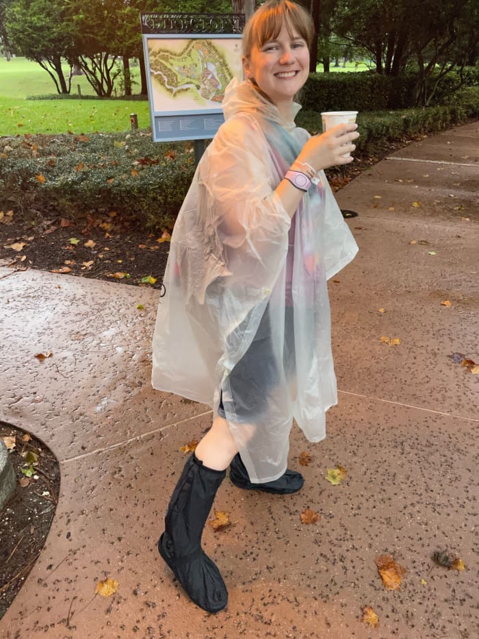 This was the fashion statement I made to get breakfast. I may have gotten looks for those boots but I will say that my feet stayed dry each time I went out,