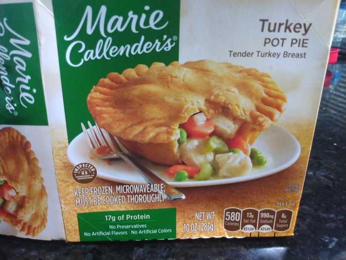 Review Marie Callender's Turkey Pot Pie Delishably