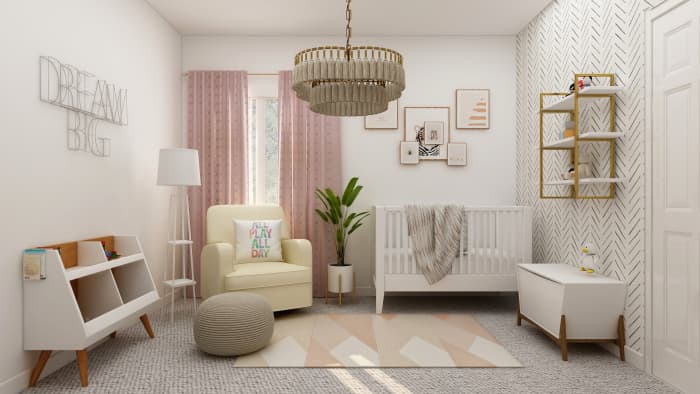A rug has the potential to bring a room together. It can also protect your carpet or other surfaces. Babies make messes, so it should be expected. Don't sweat all the spills. It's just a part of life.