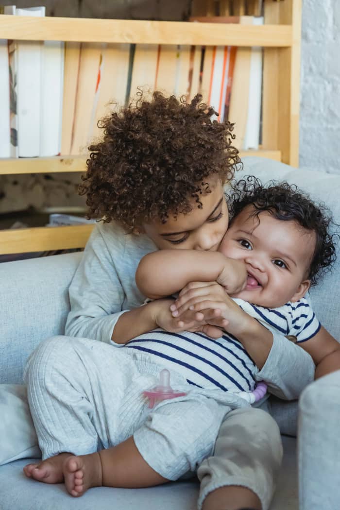 A bookshelf in the nursery is mostly for the parent(s). You want good reading material to calm your kid down. Also, reading books to your baby helps them to learn their native language.