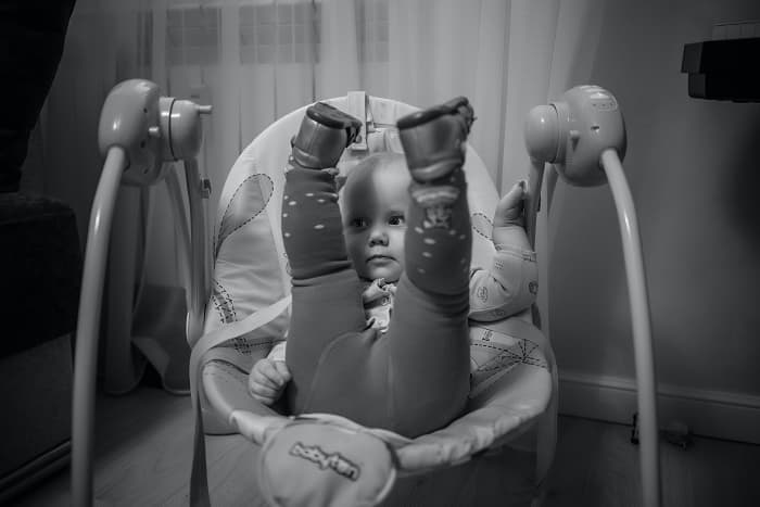 A baby swing or bouncer is excellent to have in your nursery or house. Babies love to move, so this item can give them the activity they desire. Also, a lot of babies end up falling asleep in their swing.