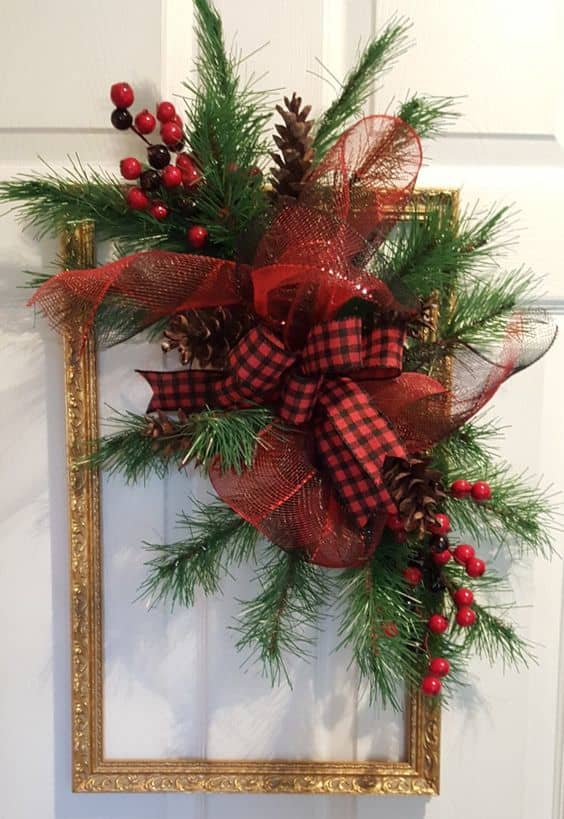 75+ Best DIY Christmas Frame Wreath Ideas in 2023 - HubPages