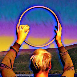 we birth our spirit drums, out in nature, engaging with the sacred cardinal elements…