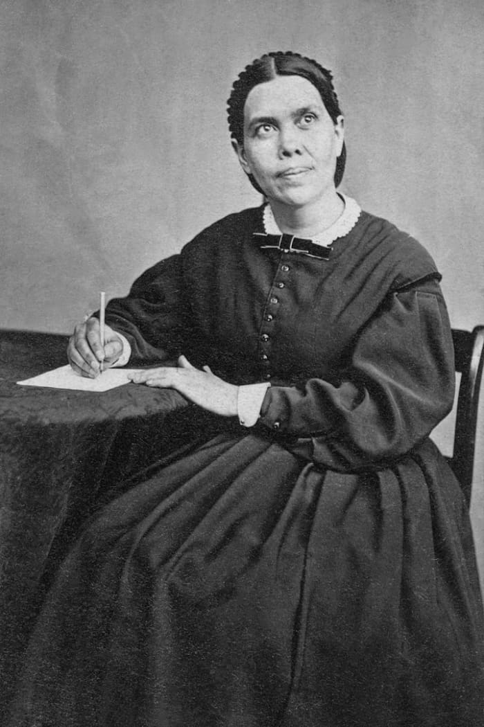 Ellen G. White, American author and co-founder of the Seventh-day Adventist Church. = By Unknown author — Ellen G. White Estate,