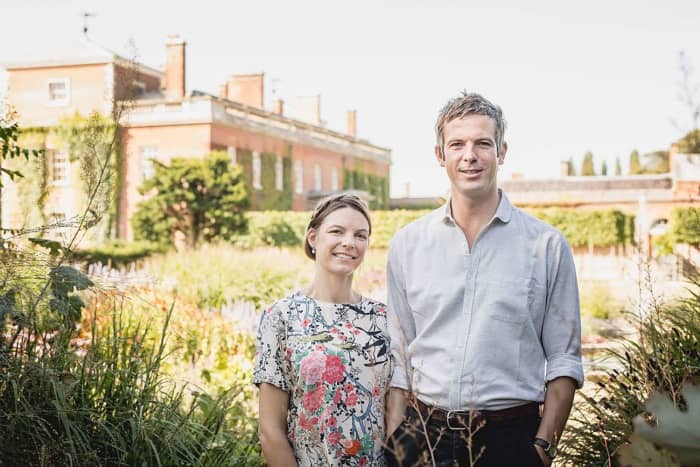 Henry and Olivia, 12th Duke and Duchess of Grafton. Their ancestry can be traced back to Charles II and his mistress Barbara Castlemaine.