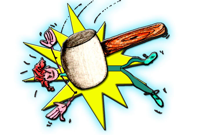 When the symptoms of botulism do show up, it's like being hit by a giant cartoon sized hammer!