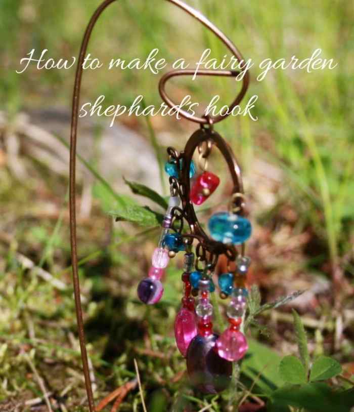 Fairy Garden Shepherd's Hook DIY