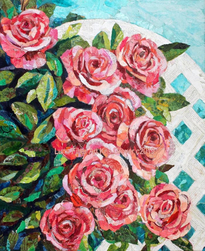 Torn paper collage is just one aspect of the art of collage. Collage is another art form where you can share your love of paper