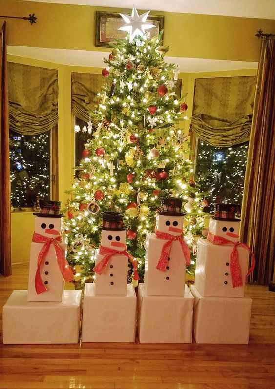 50+ Adorable DIY Snowman Gift Tower Ideas Holidappy