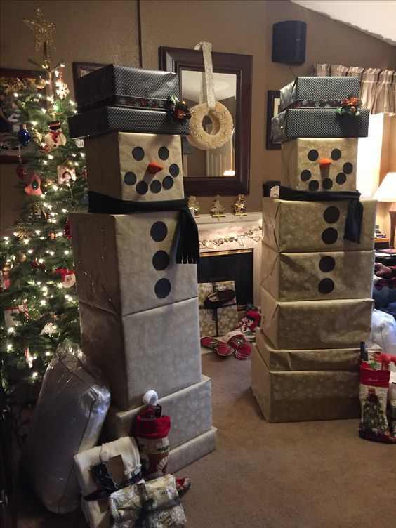 50+ Adorable DIY Snowman Gift Tower Ideas Holidappy