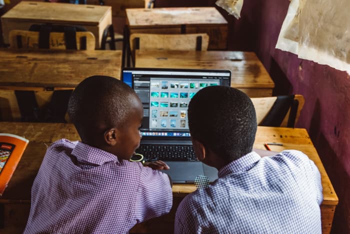 Interactive games and activities that allow your child to be engaged rather than mindlessly clicking or swiping are the best options.