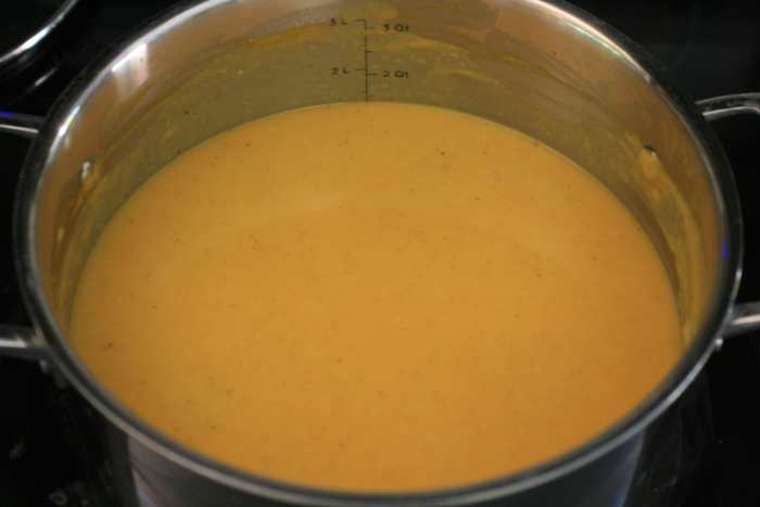 The finished soup