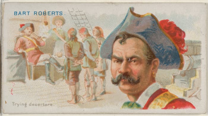 Bart Roberts, Trying Deserters, from the Pirates of the Spanish Main series (N19)