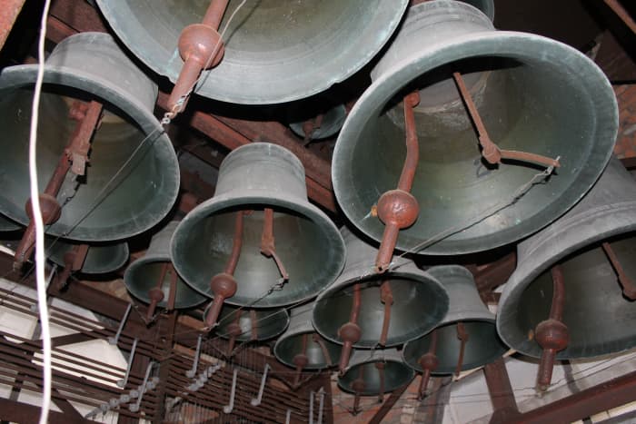 Bell carillon at Central United Methodist, which plays regular concerts