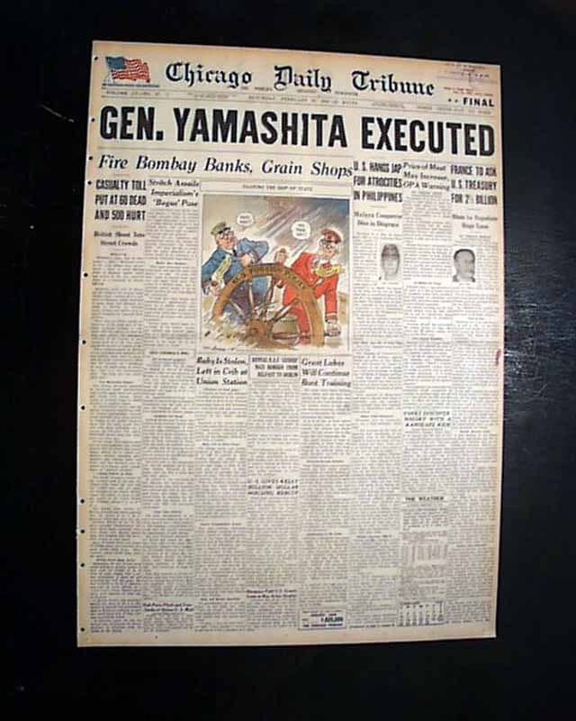 Yamashita took what was left of his army to the north of the country, where he surrendered after bitter fighting on September 2nd, 1945. Later in 1946, he was tried and executed for war crimes.