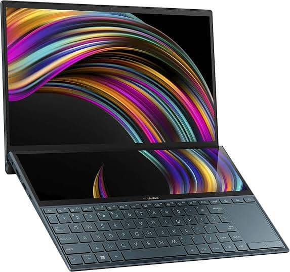 Dual-screen laptops are now lighter and faster than laptops from previous generations.