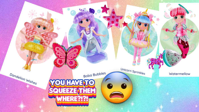 Squeezing and squishing sensory toys is usually a fun idea, but not if that toy resembles a young girl.