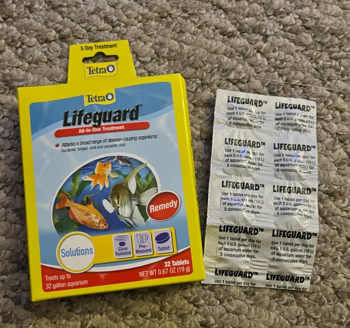 Tetra Lifeguard comes conveniently dosed in tablet form. I found this medicine easy to use when treating my sick betta fish.