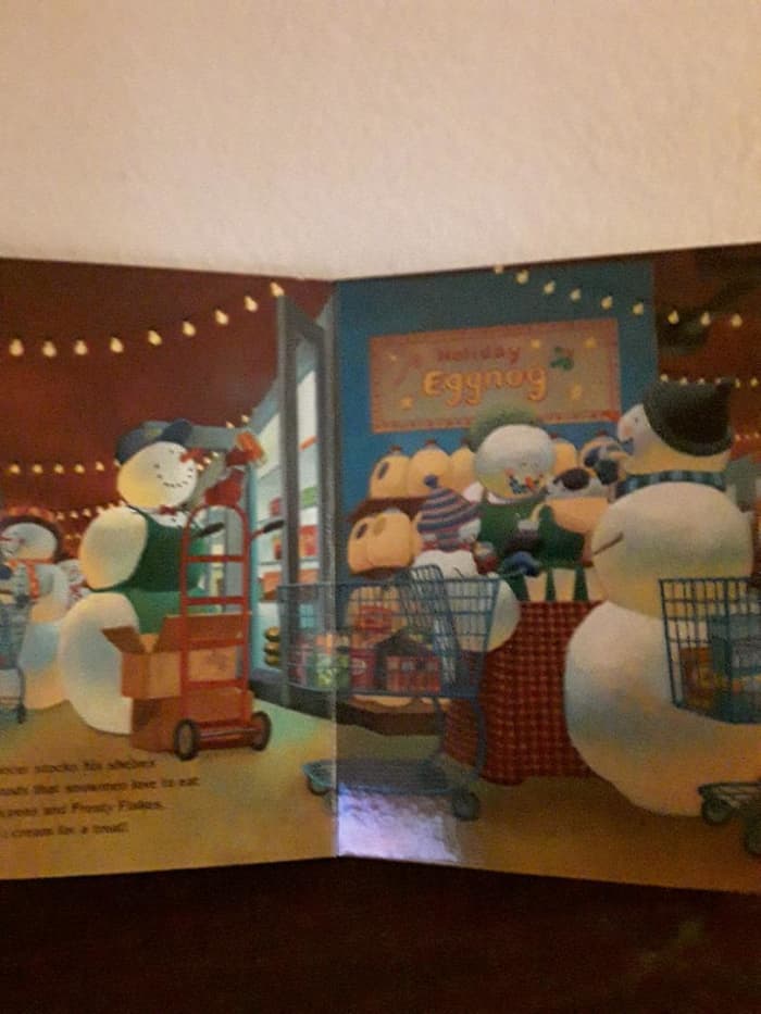 Can a snowman work in a supermarket for the holidays?