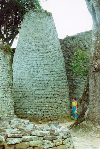One of the features of the ruins is a conical tower, but no one has figured out what its purpose was.