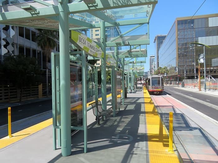 Newest train station near UCSF: UCSF-Chase Station