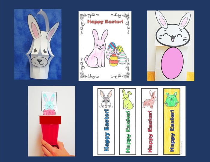 17 Easy Rabbit Crafts With Printable Templates - WeHaveKids