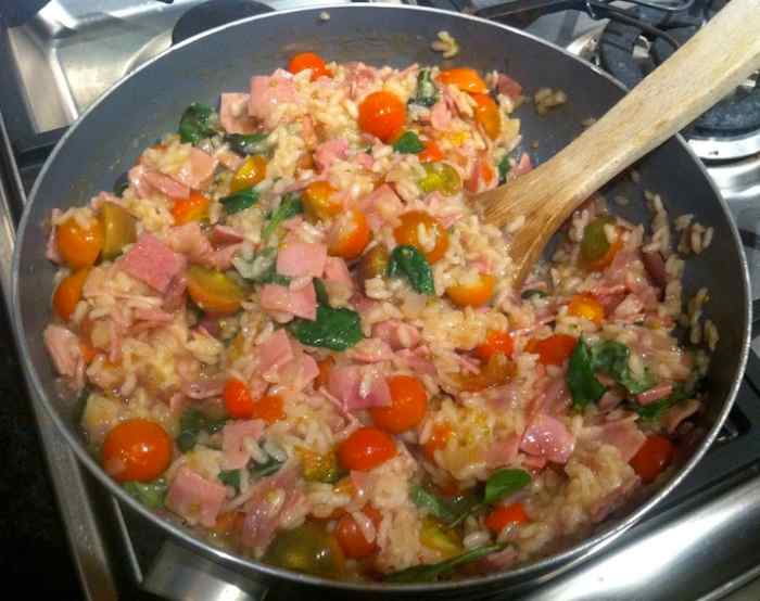 Easy Risotto Recipe - Ham, Tomato and Basil - HubPages