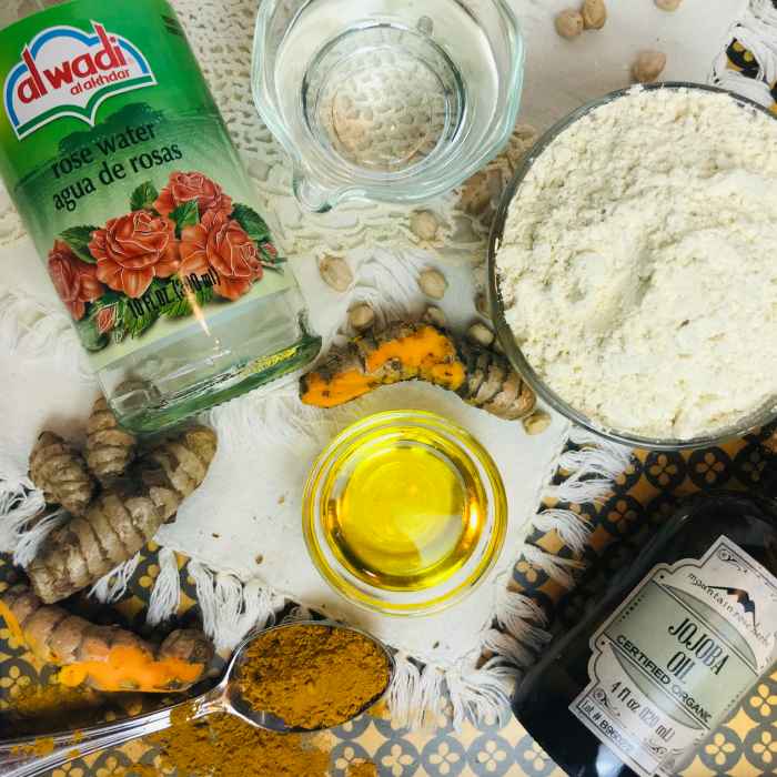 DIY 4Ingredient Healing Turmeric Face Mask for Rosacea, Eczema, Acne