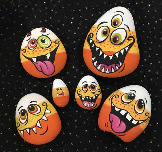 30+ Spooktastic Halloween Rock Painting Ideas - HubPages