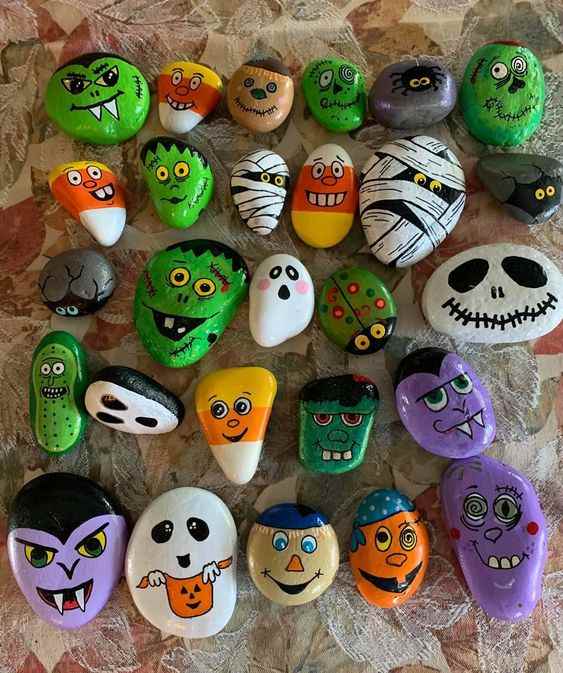 30+ Spooktastic Halloween Rock Painting Ideas - HubPages