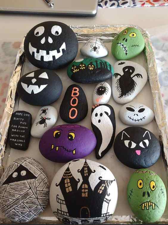 30+ Spooktastic Halloween Rock Painting Ideas - HubPages