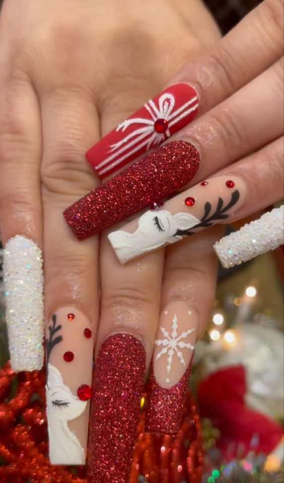 50+ Stunning Winter Nail Art Designs For Christmas And Beyond - Hubpages