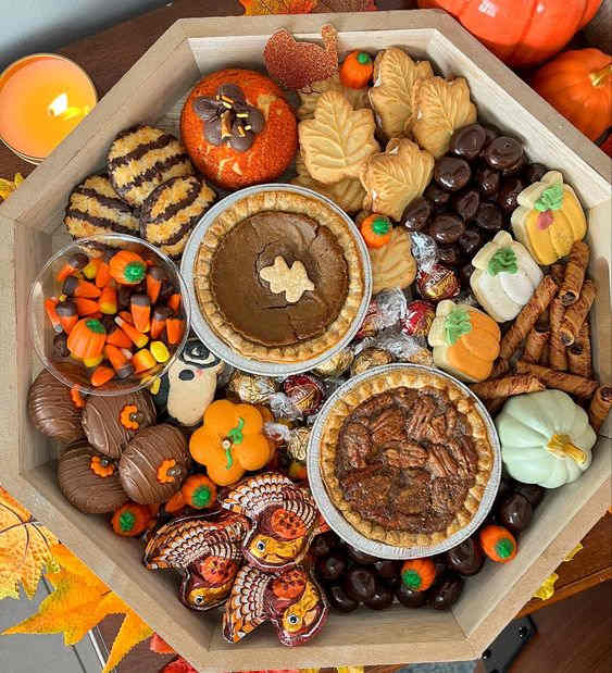 Fall dessert grazing board.