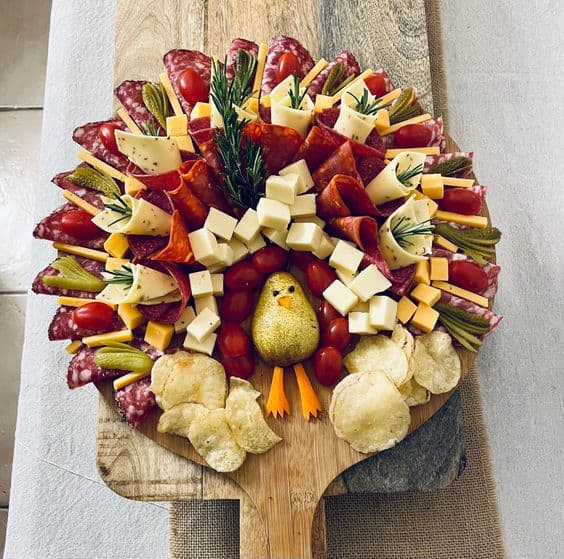 35 Delicious Thanksgiving Charcuterie Boards To Gobble Holidappy   Thanksgiving Charcuterie Boards 