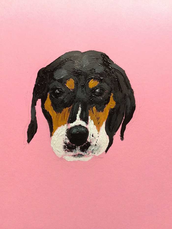 How to Paint Realistic Dog Eyes in Acrylics - FeltMagnet