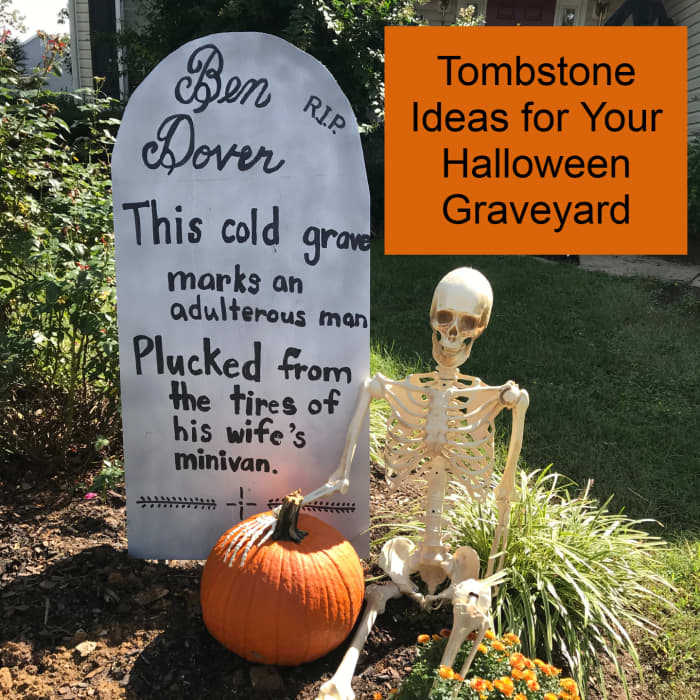 Tombstone Ideas for Your Halloween Graveyard - FeltMagnet
