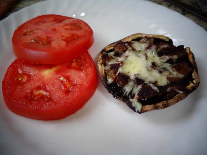 Baked Portobello Mushrooms in the Toaster Oven Delishably