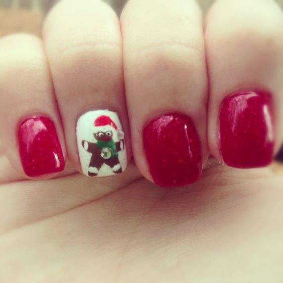 Gingerbread man nails