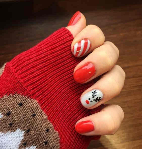 Match your nails to your sweater