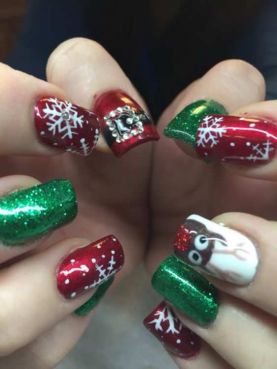 Incorporate greens and reds