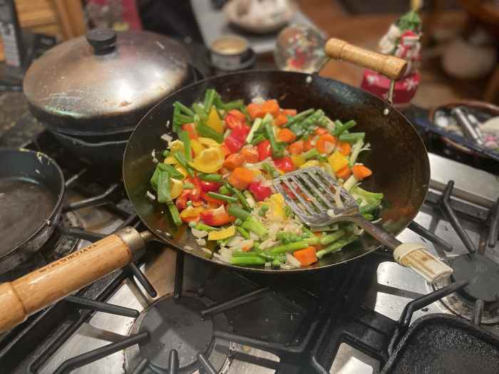 Fried Lentils With Vegetables and Egg Recipe - Delishably