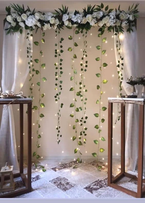 35+ Easy DIY Wedding Backdrops on a Budget - Holidappy