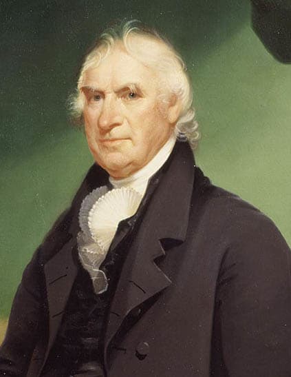 George Clinton (1739-1812) was the first governor of New York under New York's 1777 Constitution. The New York governor was a model for the power of veto later given to the American president.