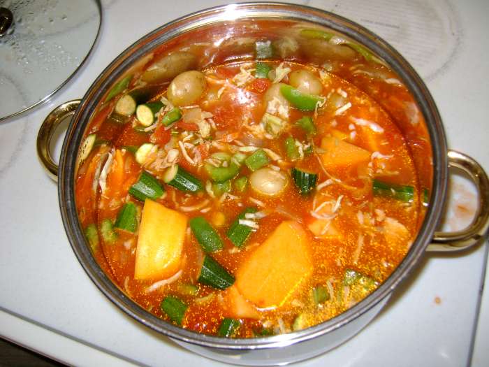 Enjoy this super-healthy vegetable soup. Use fresh vegetables when possible for the best flavor. Toss in any type of veggie you like!