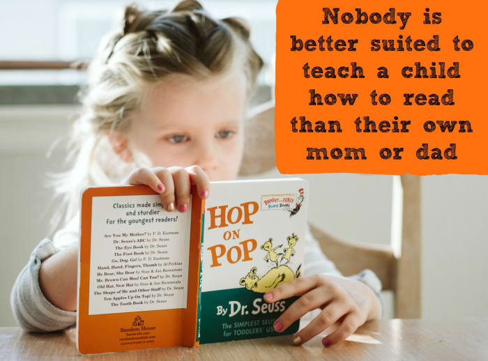 Parents are uniquely qualified to build the connection between books and feelings of love, warmth, and security.