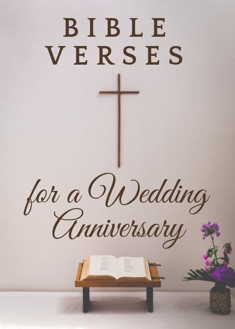 10 Great Bible Verses and Scriptures for a Wedding Anniversary - Holidappy