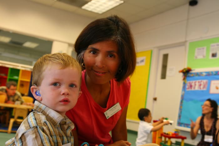 Our son attended the John Tracy Clinic, which provided us with the resources and tools to allow him to thrive in a mainstream classroom.